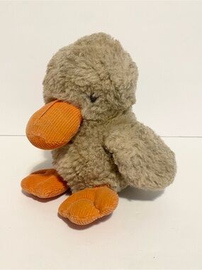 Vintage Gund 1978 Brown Duck Plush Stuffed Animal Bird Orange Beak Feet 6” Baby